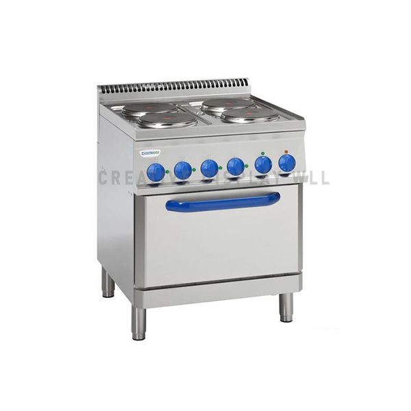 Electric Cooker with GN2/1 Oven Provided with 1 Grid
