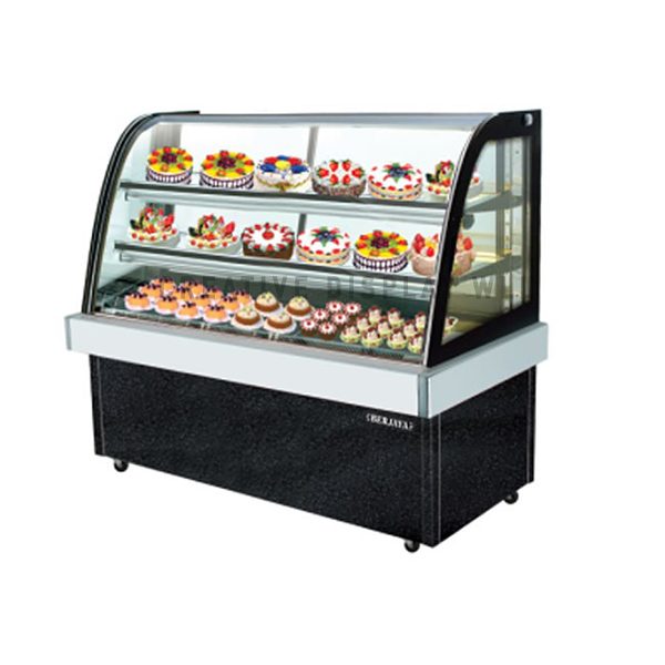 Pastry Display Chiller- Silver Laminated