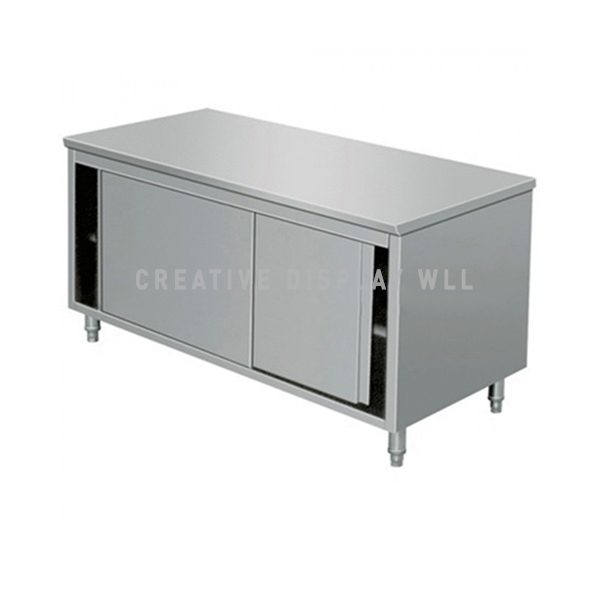 Table Cabinet with Sliding Door 180cm